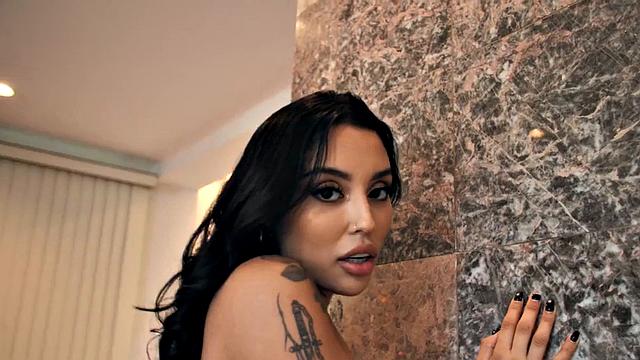 Pussylicked babe analpounded after sucking