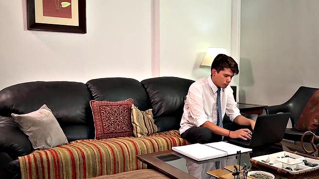 Watch this tattooed Latina teen suck and fuck like a pro before being bred like a DILF