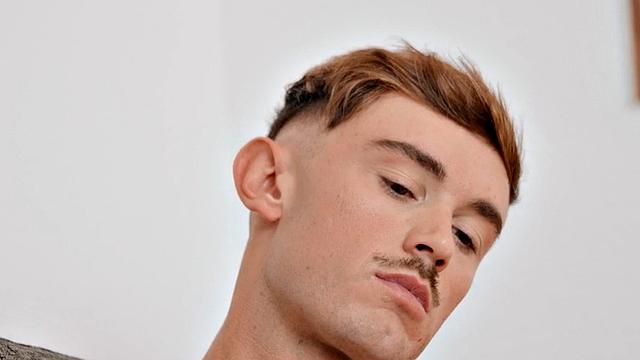 Eager jock solo wanking when alone at home