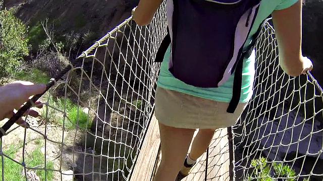 Spying on Outdoor Public Fuck