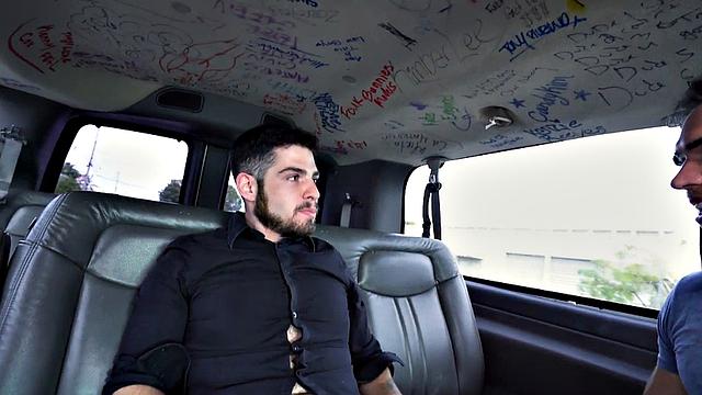 Real amateur with hairy ass fingered in public van outdoor