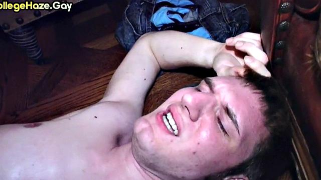 Publicly fucked str8 goes for fraternity in voyeur anal