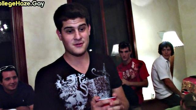 Publicly fucked str8 goes for fraternity in voyeur anal
