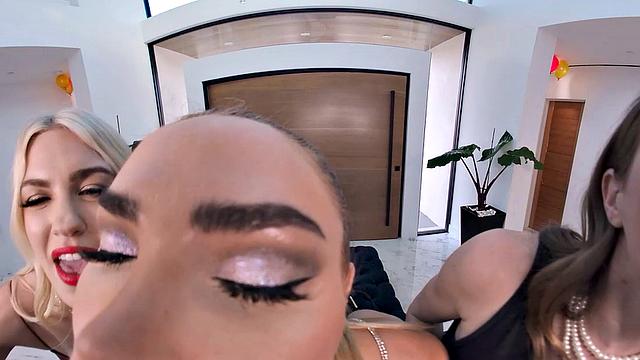 Gorgeous ladies, Ashley Lane, Jazlyn Ray, and Kenzie Anne, welcome the new year with BANG