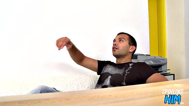 Handsome athletic jock gets assfucked hard