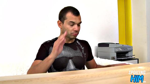 Handsome athletic jock gets assfucked hard