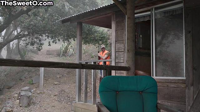 Busty amateur babe gets doggystyled by lover