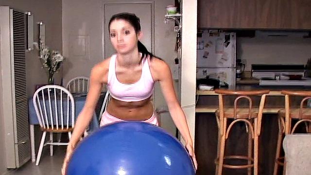 Chloe gets wet fingering herself