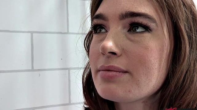 Brunette lesbians with brown hair get kinky with toys after a steamy kiss