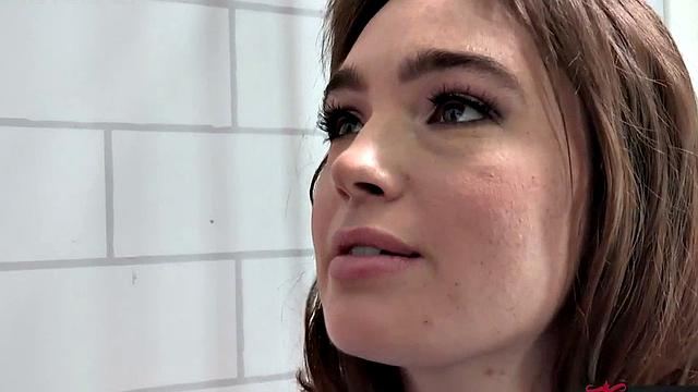 Brunette lesbians with brown hair get kinky with toys after a steamy kiss