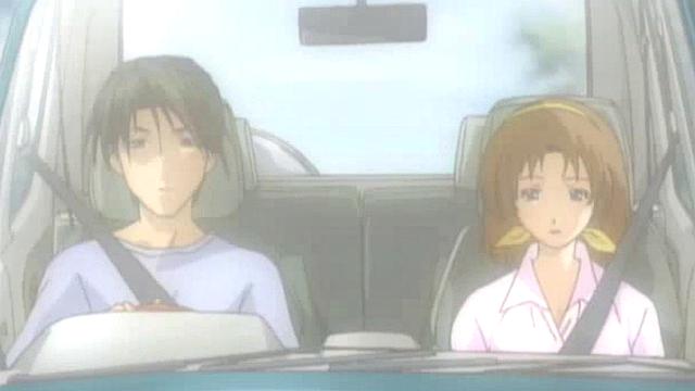 Teen anime babe bounces on hard cock
