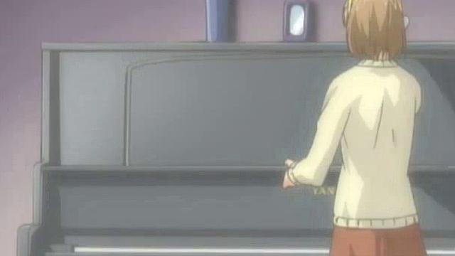 Teen anime babe bounces on hard cock