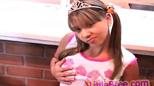 Little Bree is so horny for you, watch her get undressed