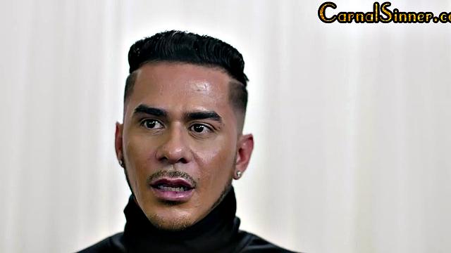 Stunning bisex babe cockriding in 3some after blowjob