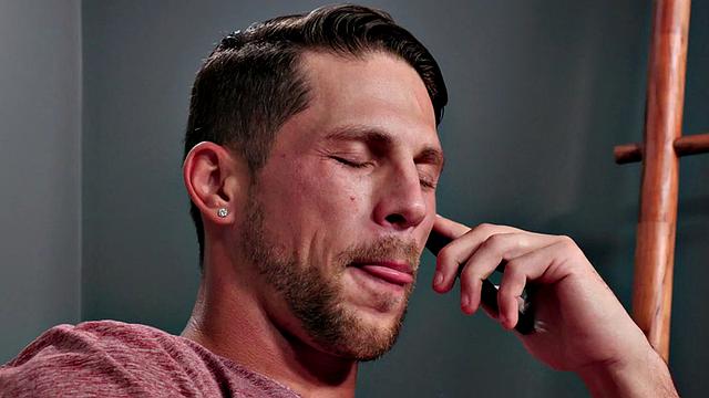 Unsaddled hunk fucks sturdy bf in doggy and missionary