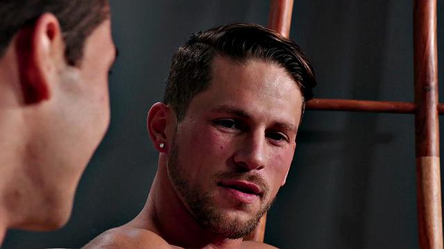 Unsaddled hunk fucks sturdy bf in doggy and missionary