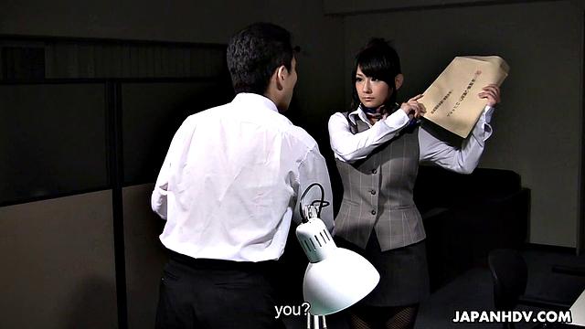 naughty office babe requests favors from guys