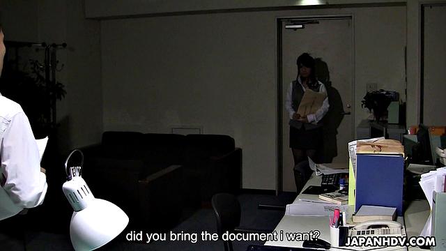 naughty office babe requests favors from guys