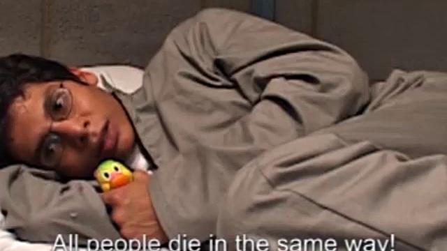 Prison inmate Eduardo is cornered in the shower by a guard who wants a piece of the Latin boy's ass. Eduardo has no choice but to give in to the demands of his much larger superior.