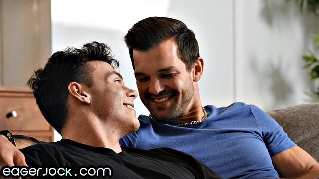 Naughty boy hard assfucked by his lover