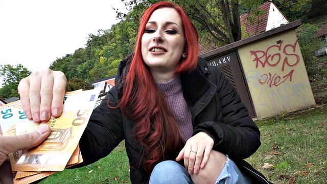 Picked up redhair euro girl POV fucked by lucky guy