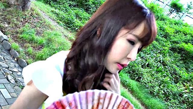 Aya overreacts when we touch her, her pussy