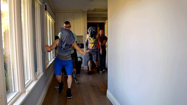 Muscle Daddy Rails Tatted Jock - Dalton Riley, Vincent O'Reilly - NextDoorBuddies