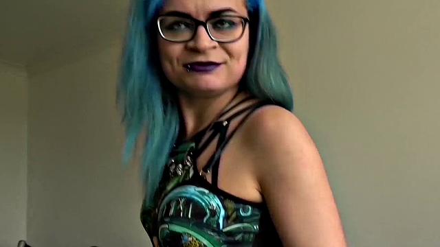 British subslut fucked hard and fed with maledom's cum