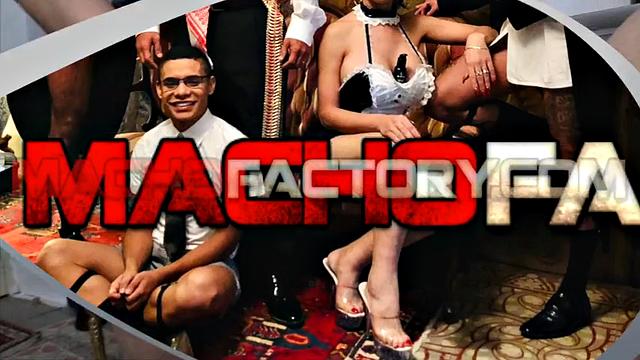 Тройничок с мачо и красоткой с большим членом. - Aristofuck 2 - Девушка для чистки больших членов