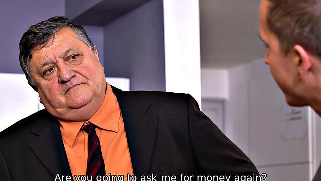 Old man is prepared for hookup with his future daughter-in-law