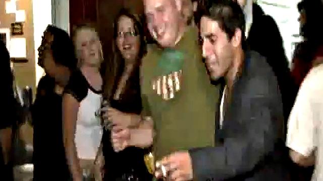 Petite coed fucked across pool table