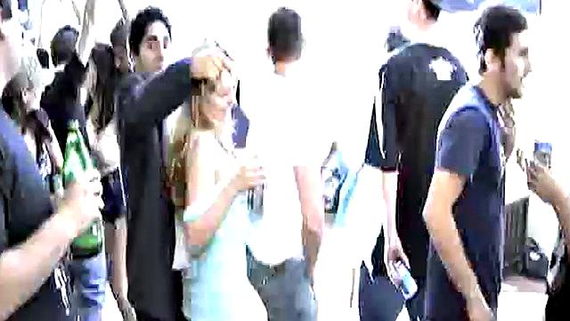 Petite coed fucked across pool table