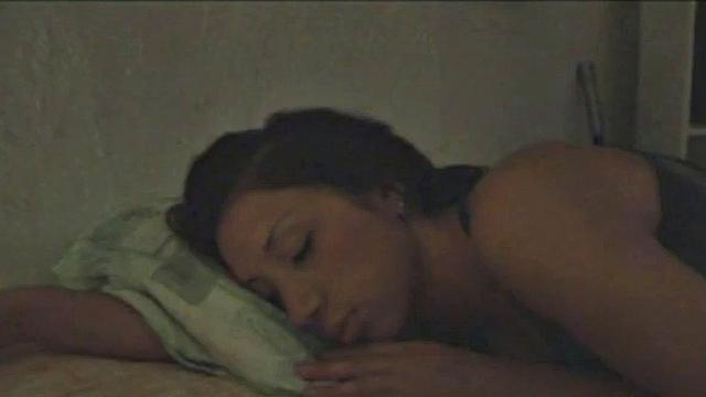 Sexy teen bangs old man after he gropes her ass