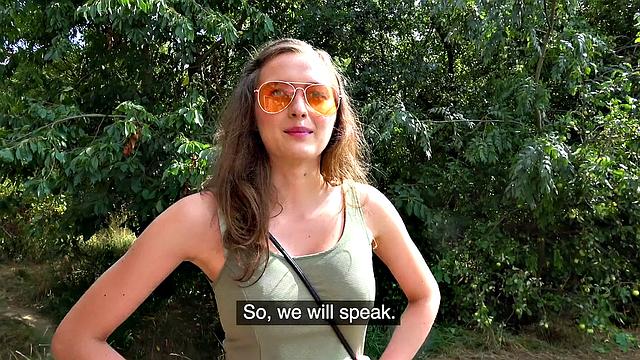 Watch this hot chick with glasses give a perfect blowjob and fuck her way to busty bouncing boobs