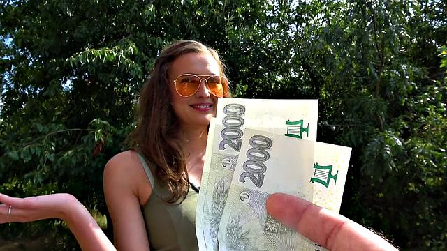 Watch this hot chick with glasses give a perfect blowjob and fuck her way to busty bouncing boobs