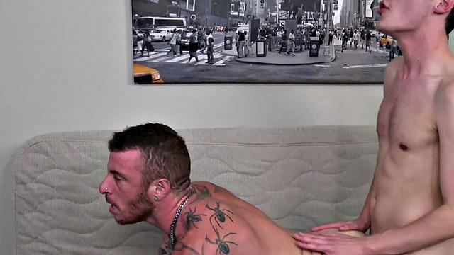 Inked on passionate anal session