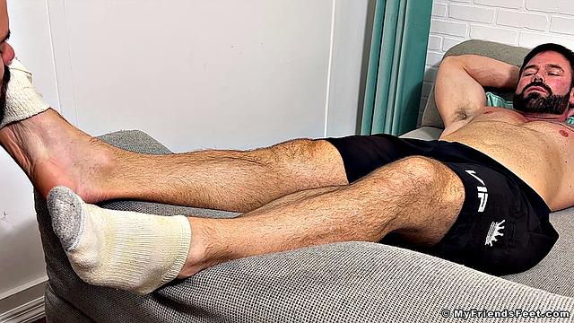 Sweaty Joey Gets Worshiped Head To Toe - Joey J