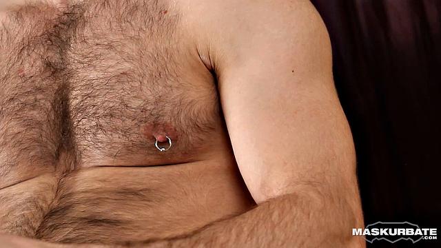 Hairy Uncut Solo Jerk - Bradley - Maskurbate
