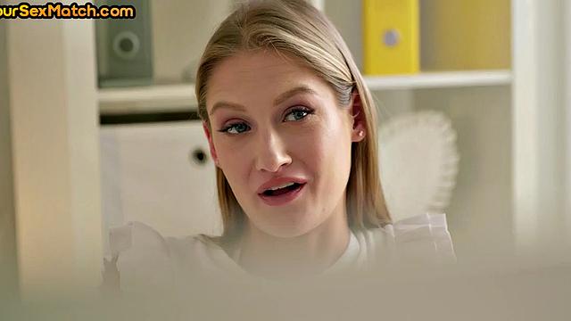 Slowburn romantic anal with BF while her BFF watches