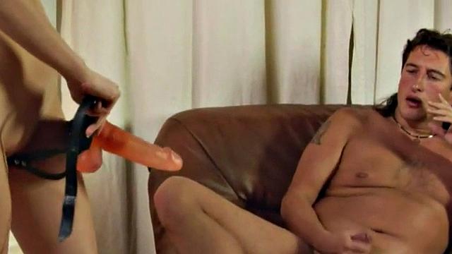 Useless guy Strapon by MILF with Dildo