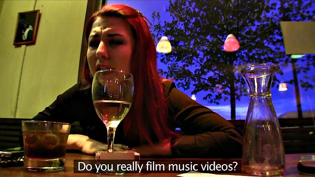 Agree to a steamy bathroom fuck and get a mouthful of cum