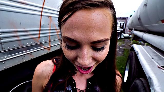 Aidra Fox gets wild in the great outdoors with some hardcore fucking and doggy-style action