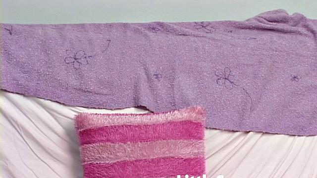 Cute little summer shows off on webcam