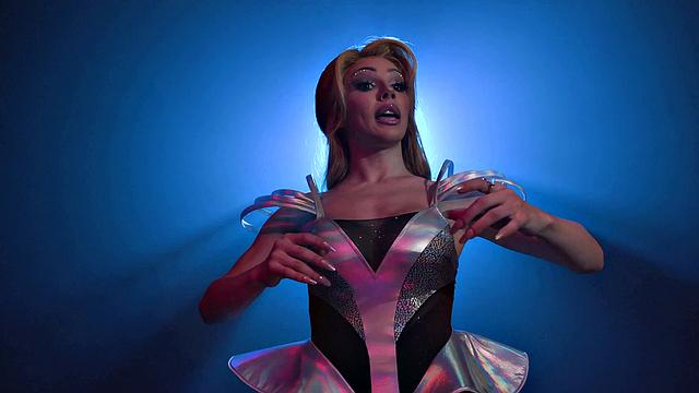 Trans Space Babe Ariel Demure Blows Earthling - GenderXFilms