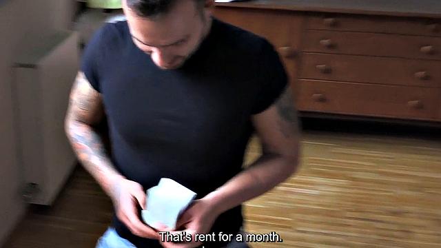 Pulled Euro Jock sucks and fucks in ass for cash