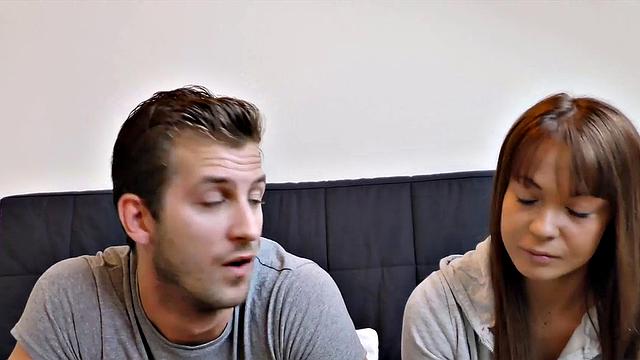 HUNT4K. Couple for money satisfies every request of rich man