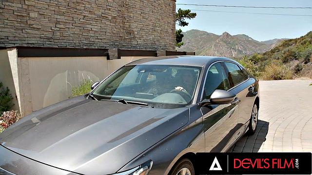 DEVILS FILM - MILF Redhead Stepmom Caught Her Stepson And Finishes The Job