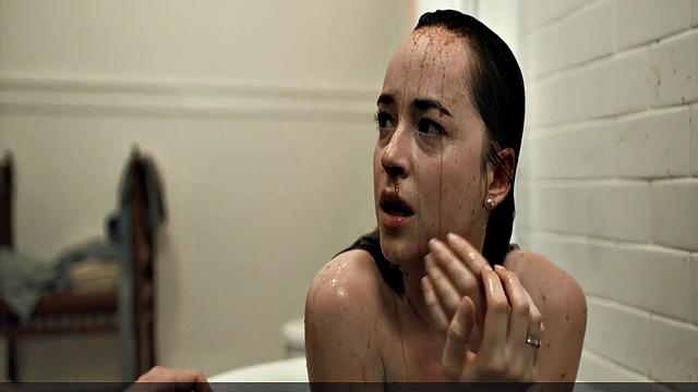 Dakota Johnson sexy in bath