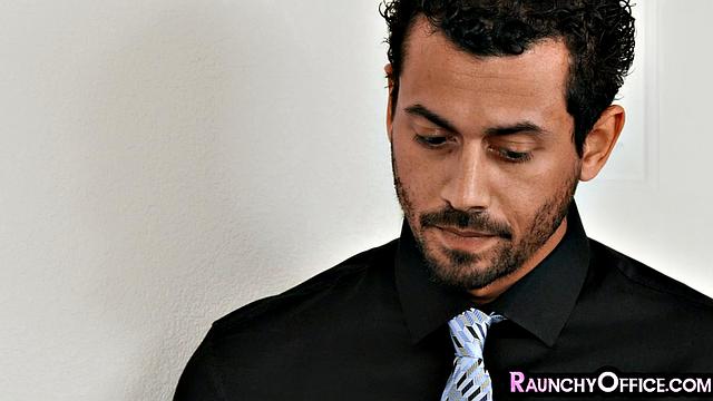 Big Latina babe doggystyled by boss