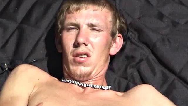 Dean is a blond 18 year old, with 8 inches of uncut cock swinging between his legs. He's mostly straight, but doesn't mind getting his dick sucked. Dean thinks he might be into fucking, but has no desire to suck cock.